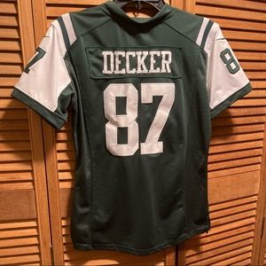 Nike NFL NY Jets #87 DECKER Green & White Jersey